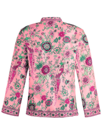 Women's Printed Loose Shirt Button Long Sleeve Shirt - Image 2