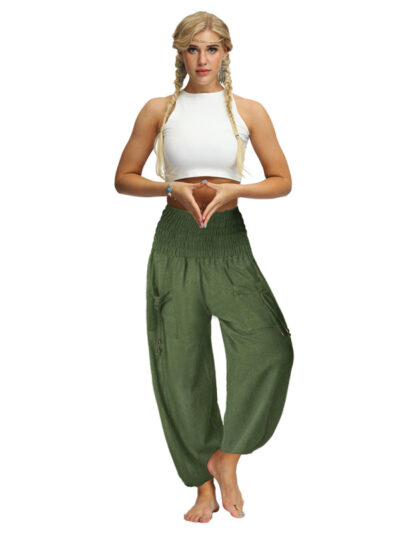 Women's Casual Loose Harem Track Pants - Image 7