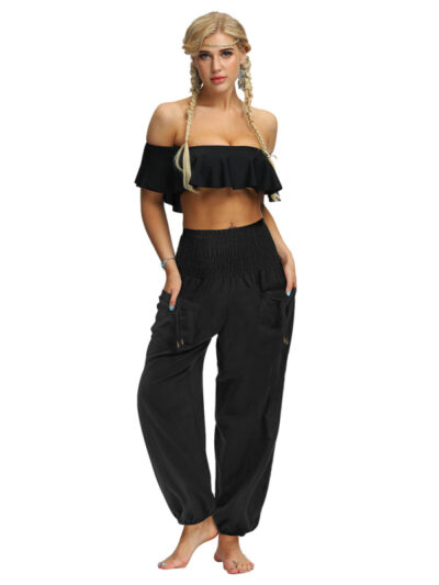 Women's Casual Loose Harem Track Pants - Image 4