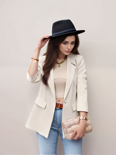 Casual long-sleeved Blazer