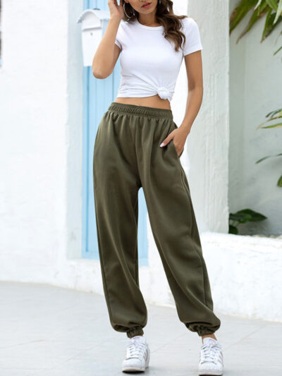 Casual sports basic loose legged pants - Image 8