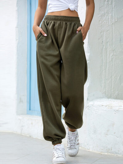 Casual sports basic loose legged pants - Image 9