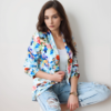 Fashion Print Spring Casual Blazer – Chic and Lightweight for Effortless Style