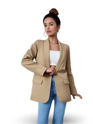 Temperament commuter lapel ladies blazer