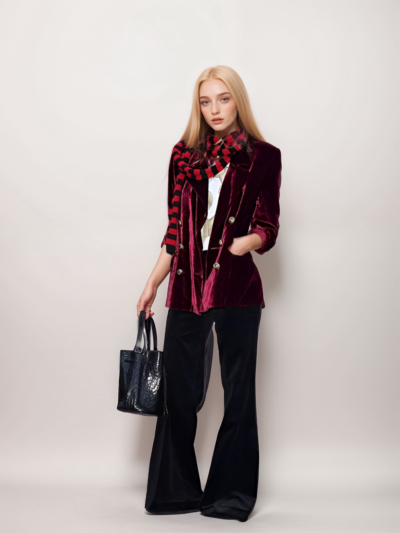 Women's mid-length blazer