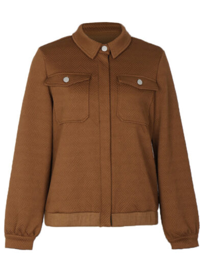 Women's lapel retro casual jacket - Image 3