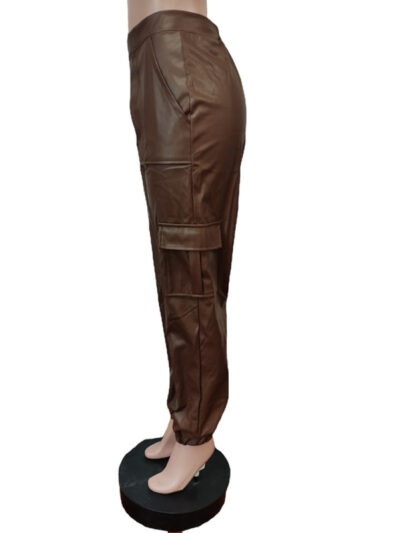 Women's Fashionable Multiple Pocket Cargo Pants - Image 18