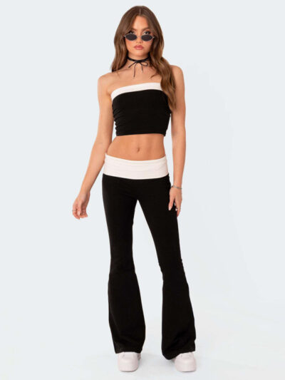 Style fashionable, comfortable, slimming, anti-waist low-waist flared pants - Image 10