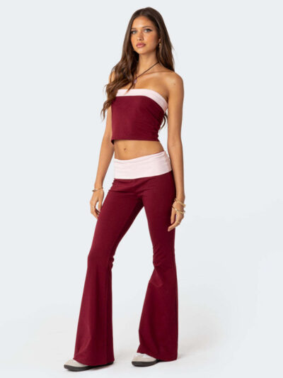 Style fashionable, comfortable, slimming, anti-waist low-waist flared pants - Image 2