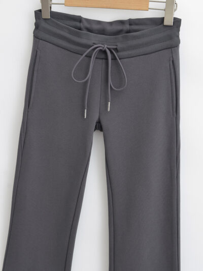 Low-rise casual micro-flared drawstring sports trousers - Image 9