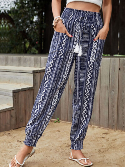 Fashion Women's Ethnic Print Pants - Image 5