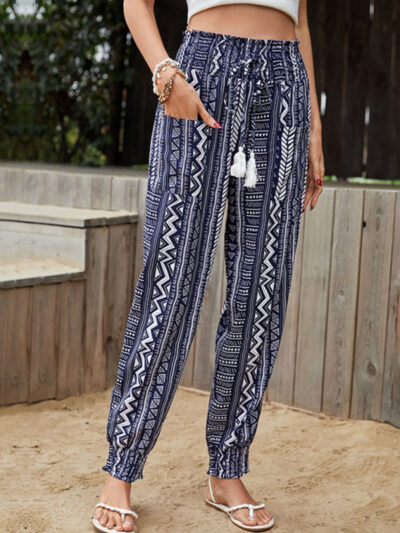 Fashion Women's Ethnic Print Pants