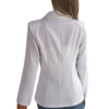 Feminine solid color long-sleeved one-button blazer