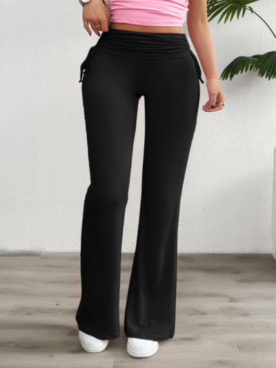 Spring and summer casual solid color slim-fit pleated trousers - Image 18