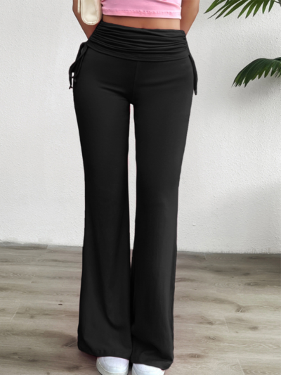 Spring and summer casual solid color slim-fit pleated trousers - Image 19