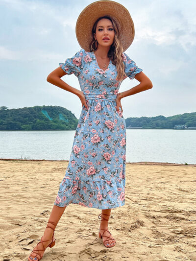 Slim summer European and American seaside holiday women's clothing - Image 3