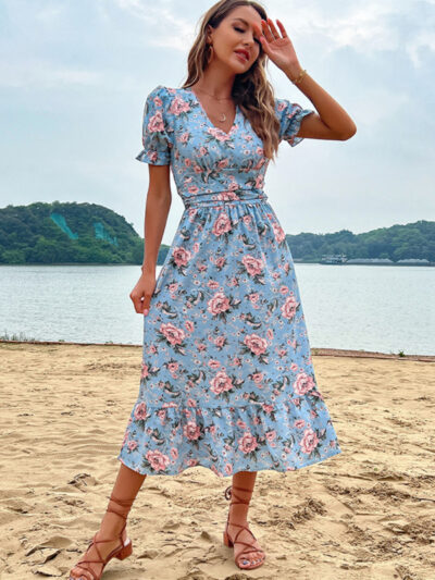 Slim summer European and American seaside holiday women's clothing - Image 4