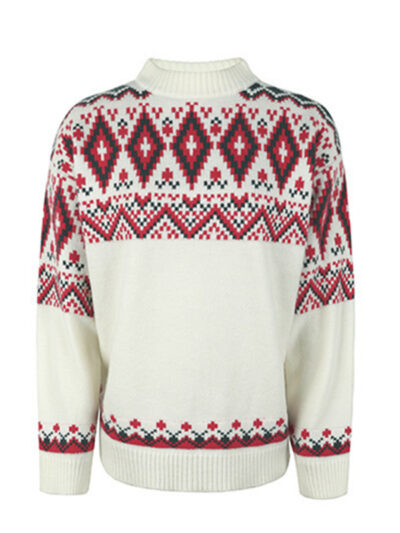 women's loose pullover christmas sweater - Image 8