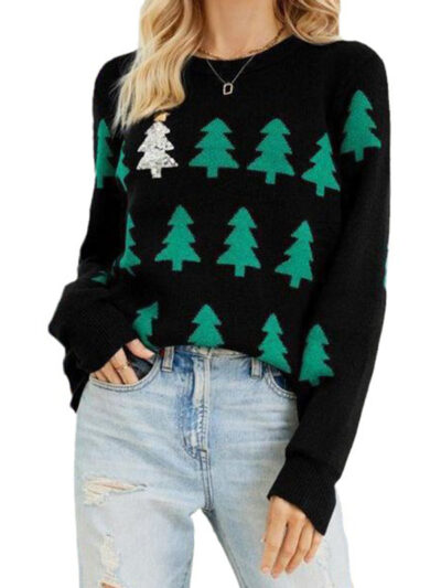 Casual pullover knitted sweater - Image 8