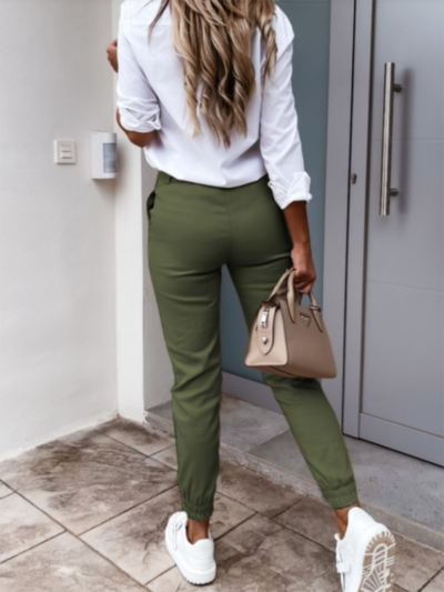 Casual Cropped Pants - Image 2