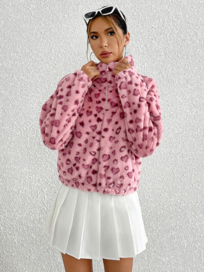 Long Sleeve Plush Jacket - Image 2