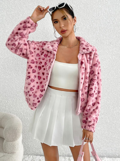 Long Sleeve Plush Jacket