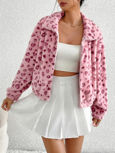 Long Sleeve Plush Jacket - Image 4