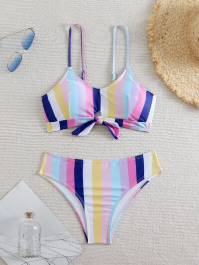 High waist striped bikini - Image 2