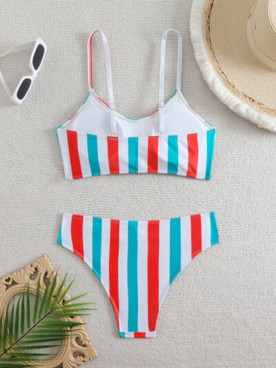 High waist striped bikini - Image 5