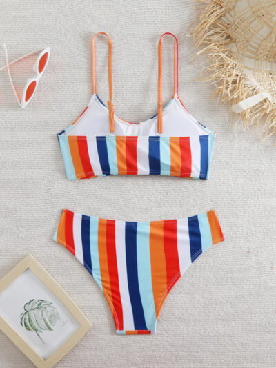 High waist striped bikini - Image 7