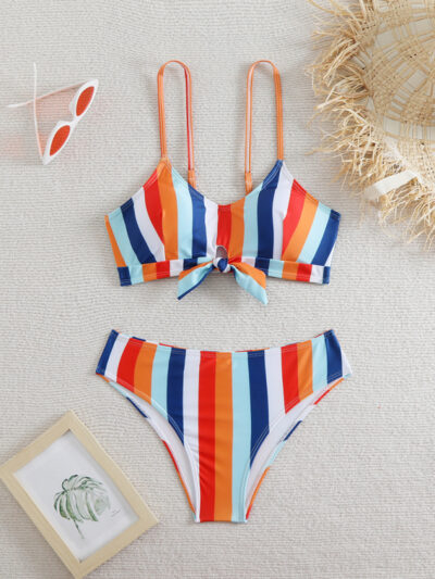 High waist striped bikini - Image 4