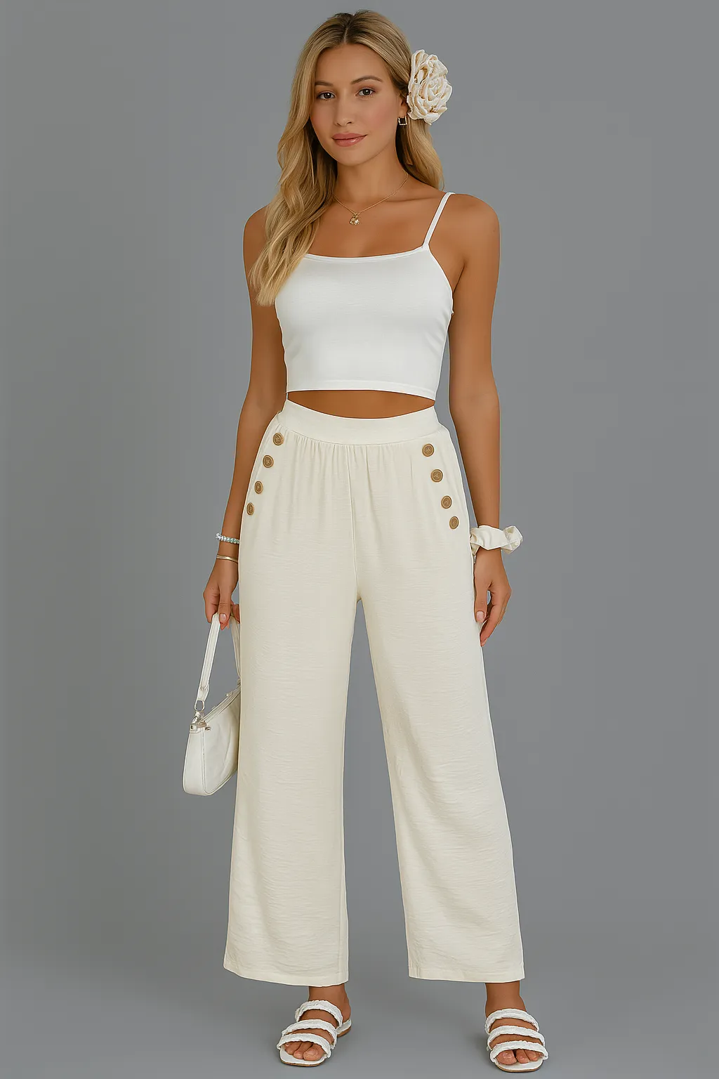 Straight-leg trousers
