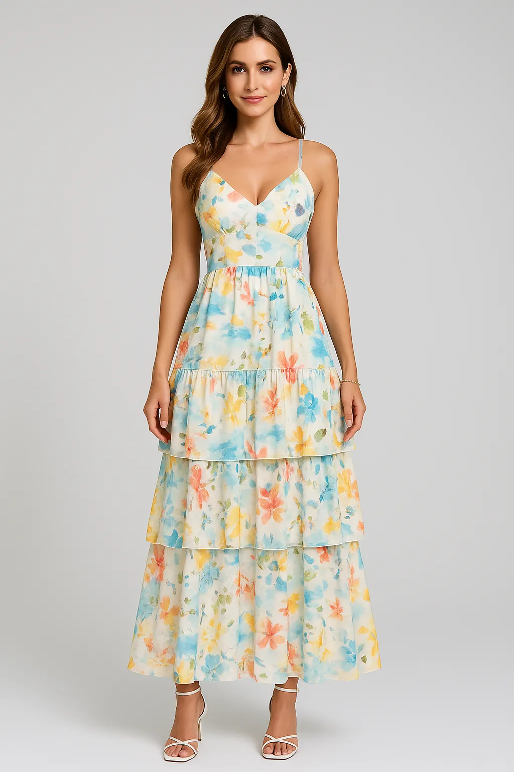 Blue sling dress