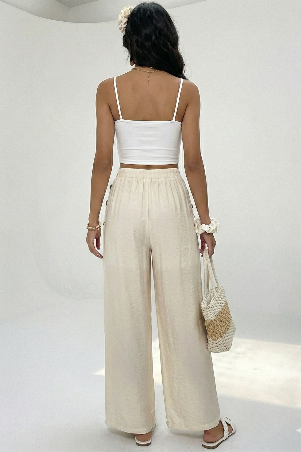 Straight-leg trousers