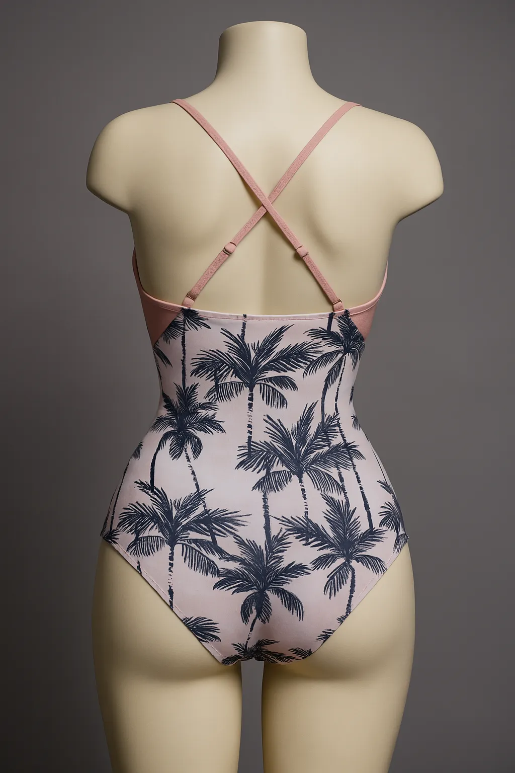 High waist cross beach swimsuit