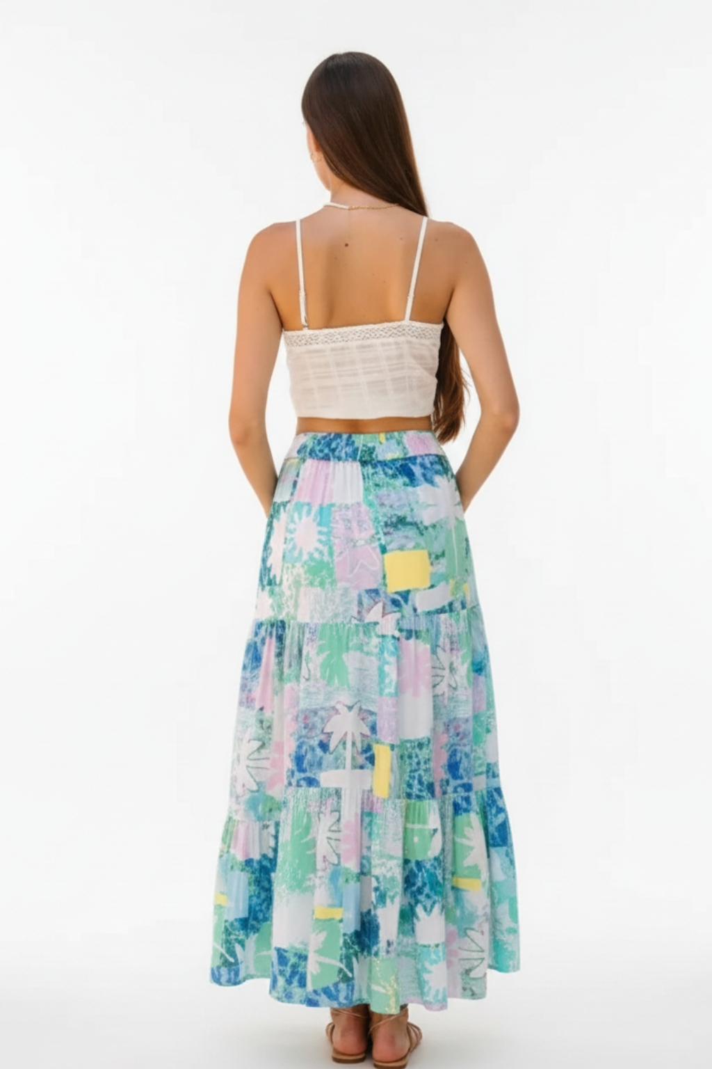 Bohemian resort beach skirt