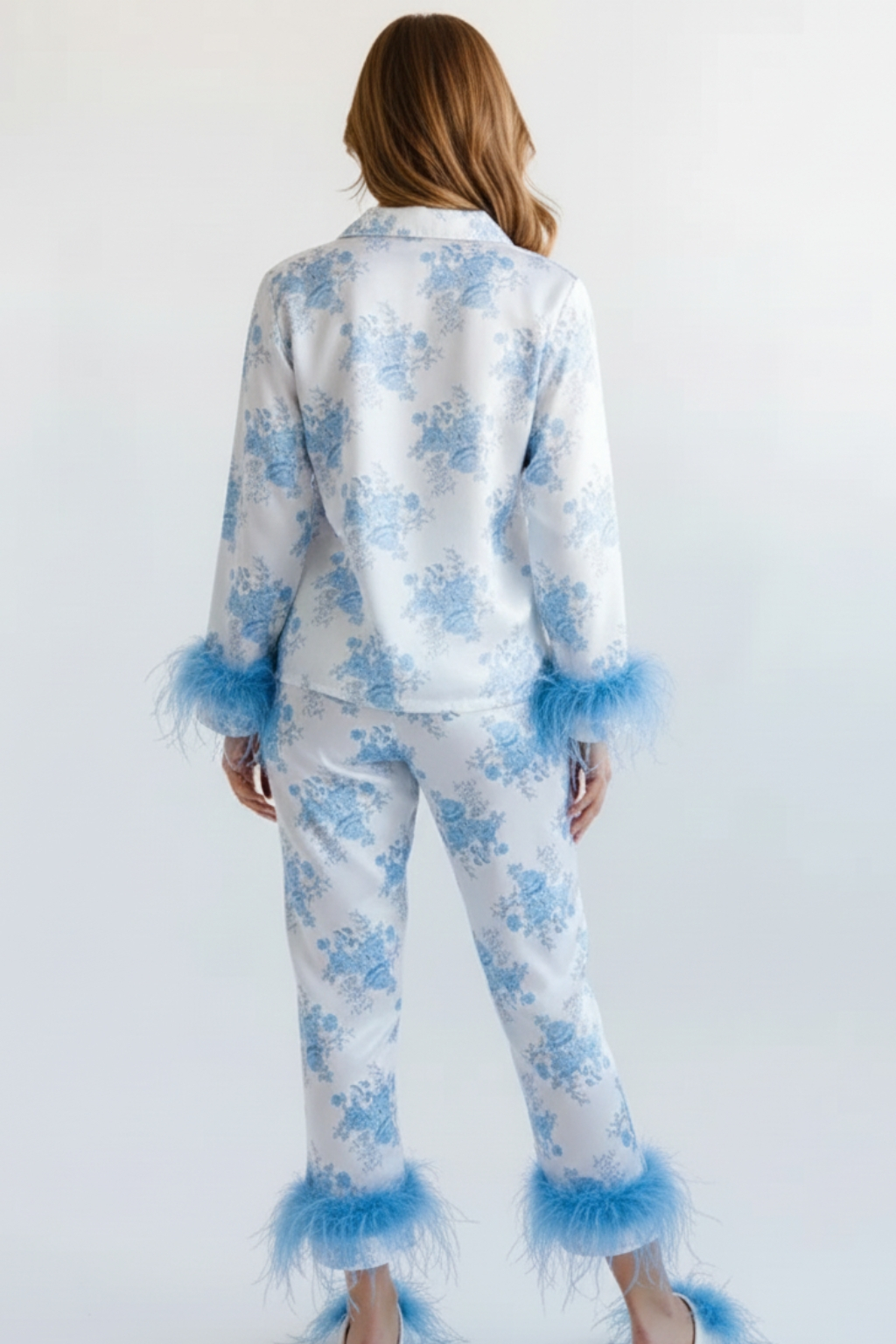 Satin Casual Suit Pajamas