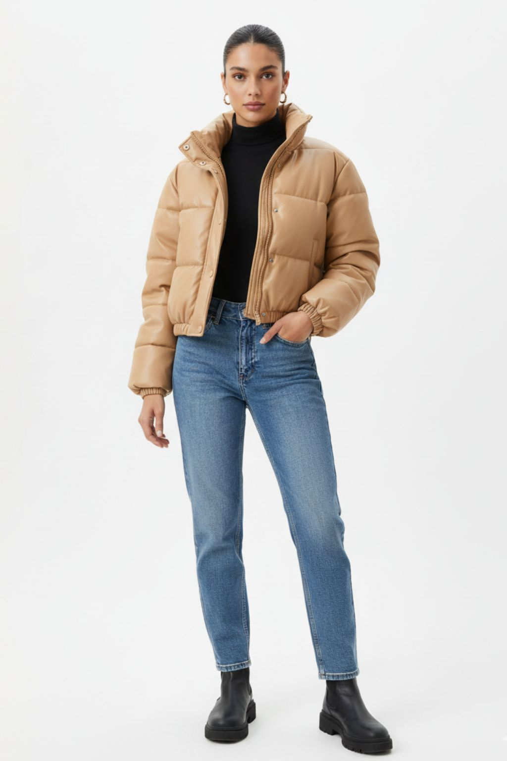 Padded Polyester Puffer Jacket