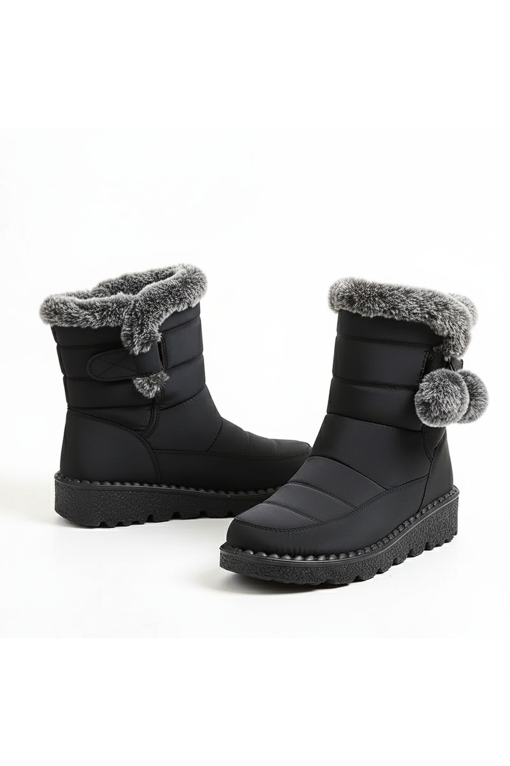 Women's Winter Boots Ankle Low Heels