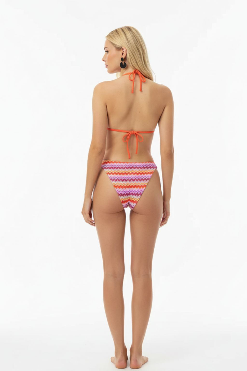 Halter neck backless beach bikini