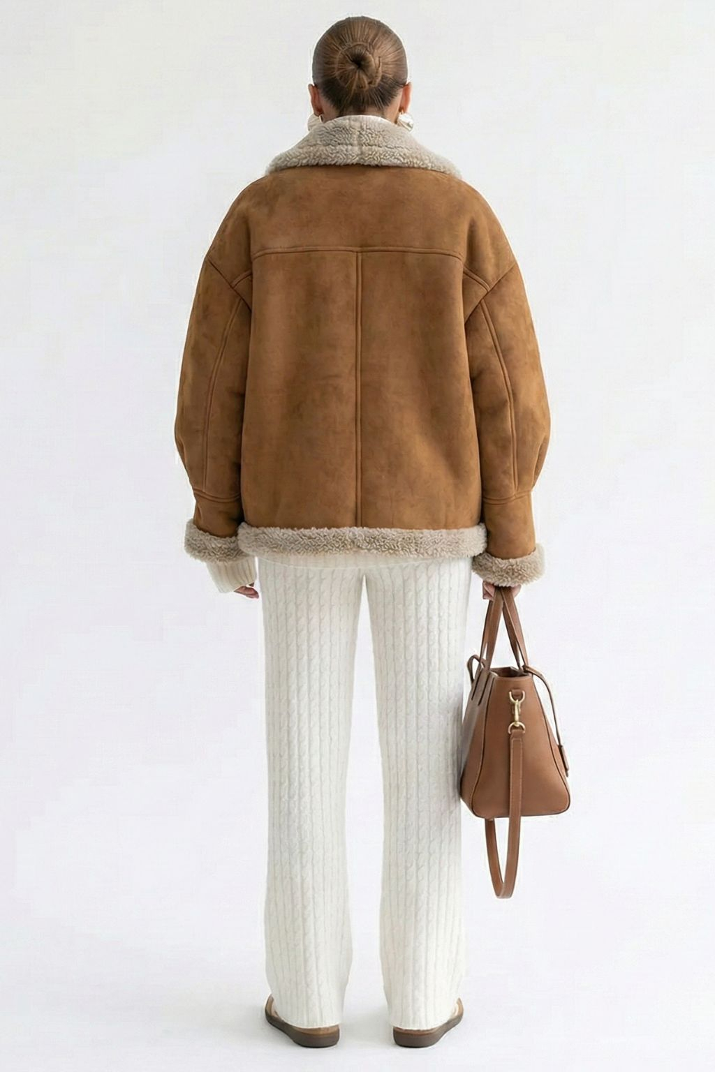 Women's retro woolen coat